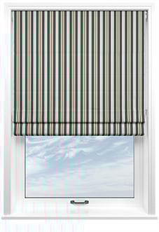 The British Stripe Co. Charles, Teignbridge No.1 - Roman Blind
